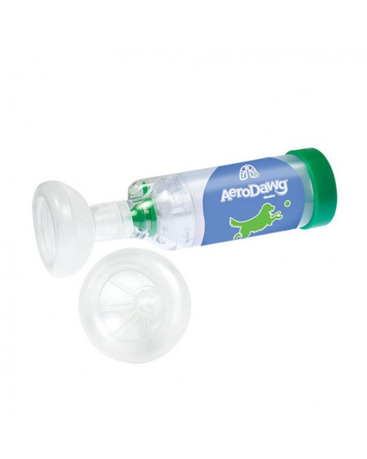 Inhalator do podawania leków wziewnych psom AERODAWG