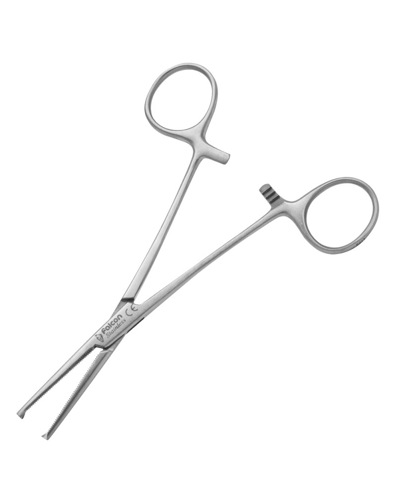 Kleszczyki naczyniowe Crile proste 1x2 ząbki 145mm