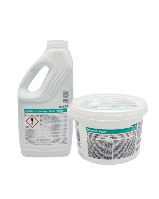 Sekusept Pulver + Aktywator do mycia i dezynfekcji narzędzi ECOLAB 2 l
