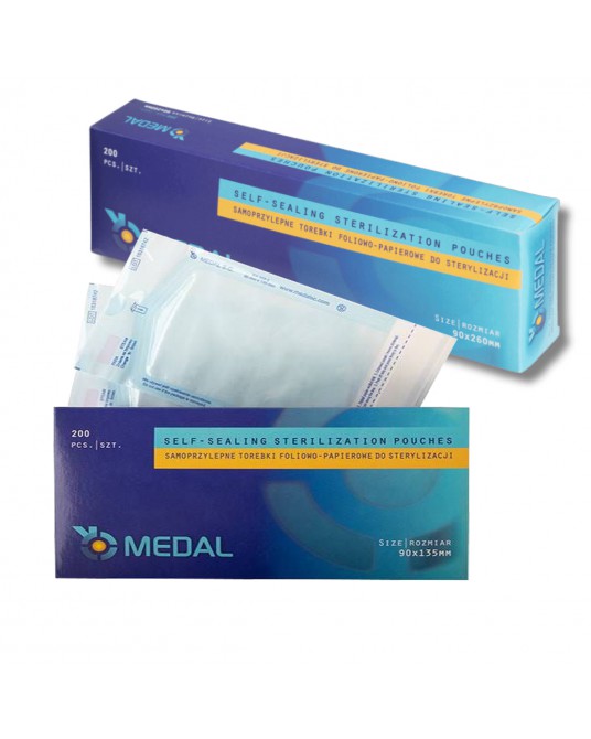 Torebki papierowo-foliowe do sterylizacji 200 szt.