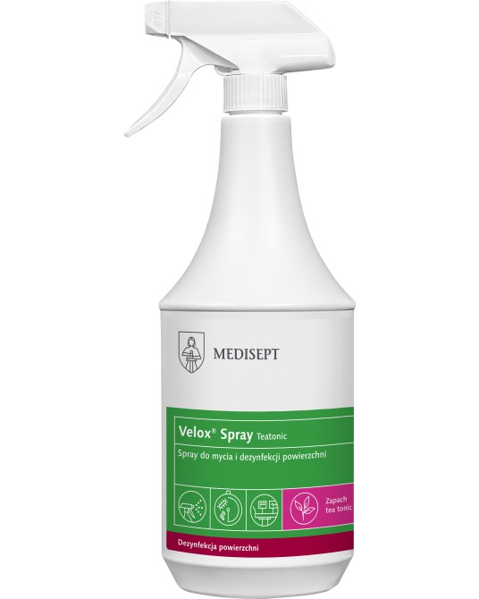 Velox Spray Teatonic do dezynfekcji powierzchni i sprzętu 1L