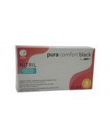 Rękawice nitrylowe, bezpudrowe Pura Comfort czarne 100 szt.