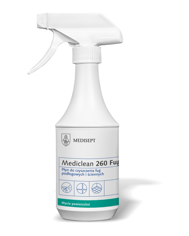 MEDICLEAN 260 Fugue Preparat silnie działający do gruntownego czyszczenia fug podłogowych i ściennych 500 ml