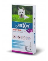 Krople na pchły kleszcze ektopasożyty dla psów do 5 kg Frexin Spot-On 1 ml