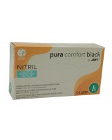 Rękawice nitrylowe, bezpudrowe Pura Comfort czarne 100 szt.