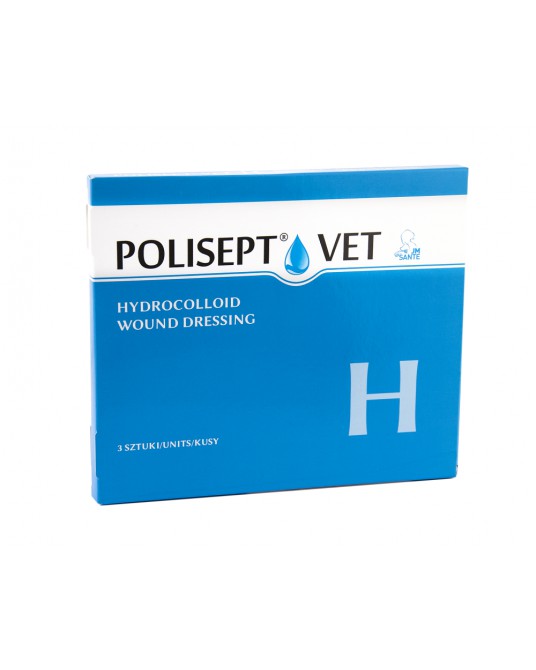 Polisept® Vet H – opatrunek z warstwą hydrokoloidową na rany dla psa i kota 3 szt.