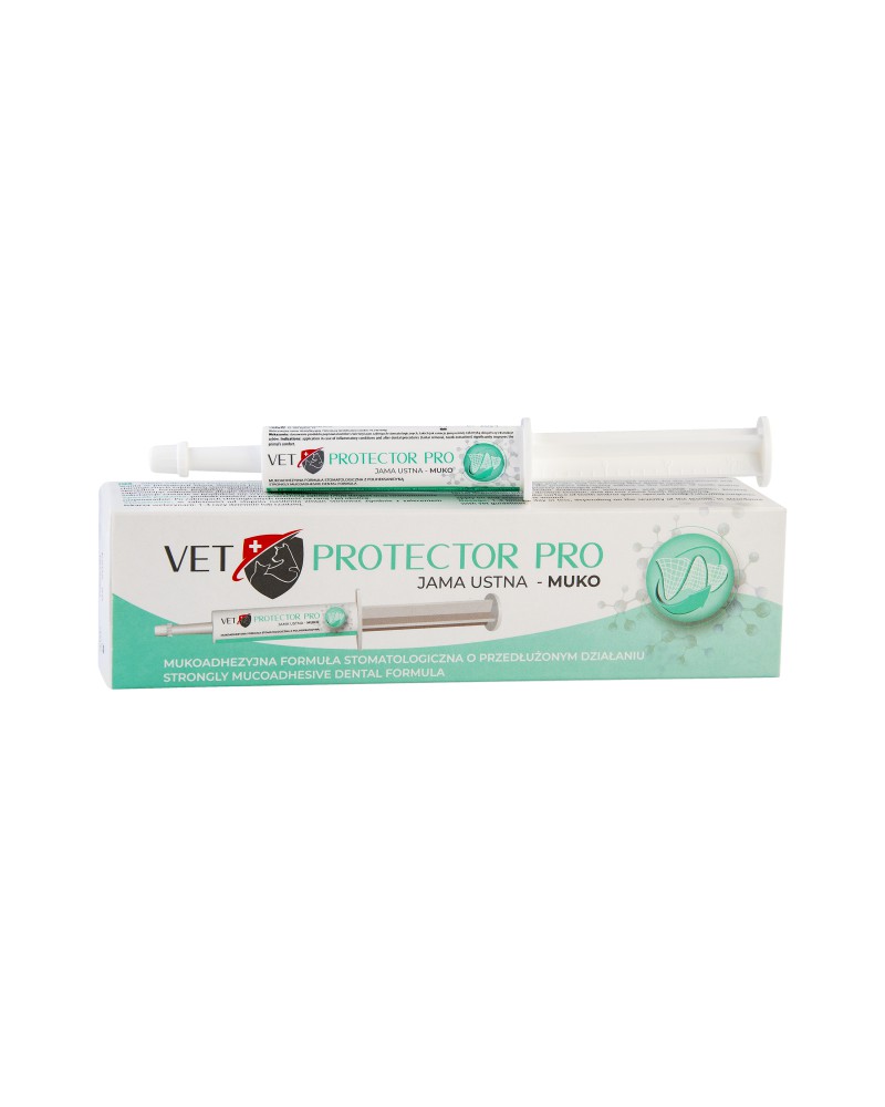 Vet Protector® Pro Jama Ustna – Muko preparat do jamy ustnej dla psa i kota 15 ml