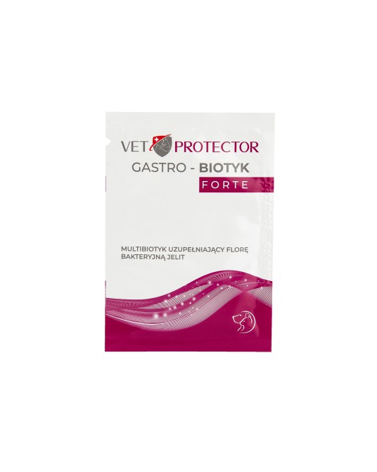 Vet Protector® Gastro – Biotyk Forte multibiotyk dla psa i kota 3g