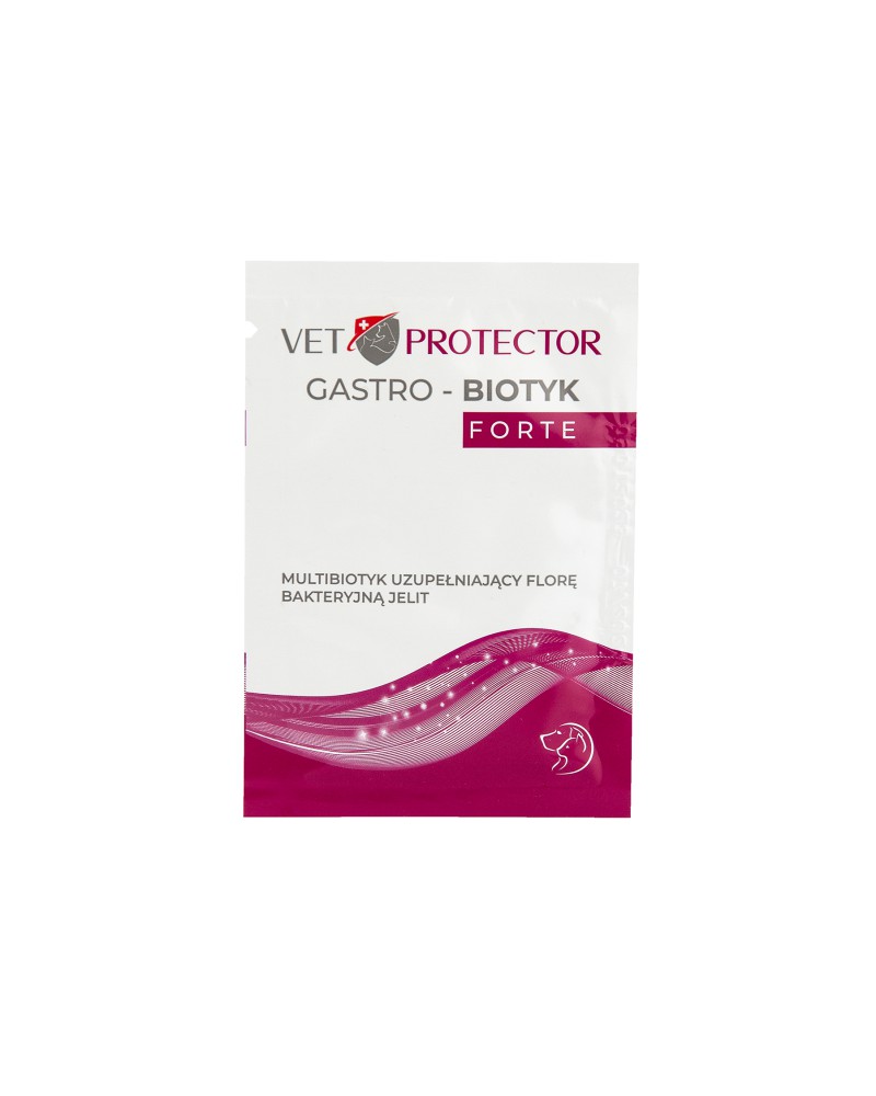 Vet Protector® Gastro – Biotyk Forte multibiotyk dla psa i kota 3g