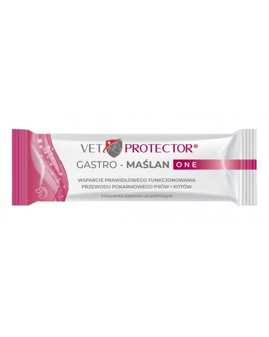 Vet Protector® Gastro – Maślan ONE preparat wspierający funkcjonowanie przewodu pokarmowego dla psa i kota 3 ml