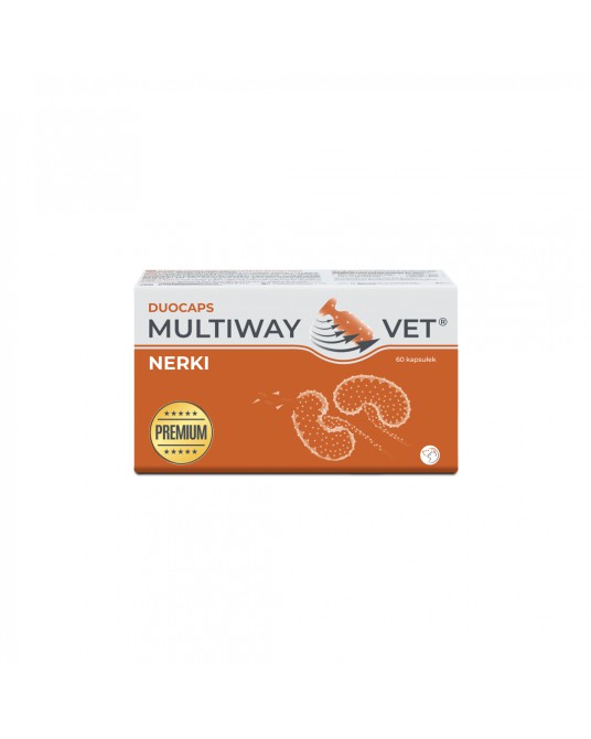 MULTIWAY VET® DUOCAPS NERKI– kapsułki twist-off na nerki dla kotów 60 kapsułek