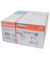 Monosyn B. Braun z igłą odwrotnie tnącą niebarwiony