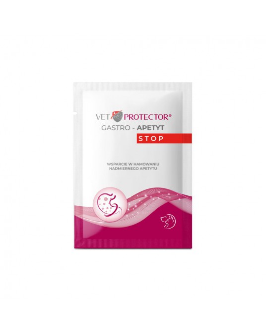 Vet Protector® Gastro Apetyt Stop - Wsparcie w hamowaniu nadmiernego apetytu dla psa i kota 3,5g