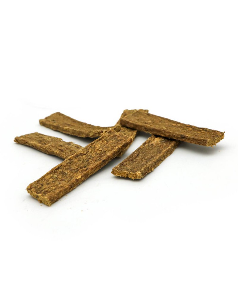 Gryzaki naturalne Fit4Pets pasek mięsny z jelenia 12 cm