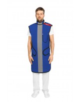 Fartuch ołowiany jednostronny classic 0.5 mm Pb z wbudowaną ochroną tarczycy