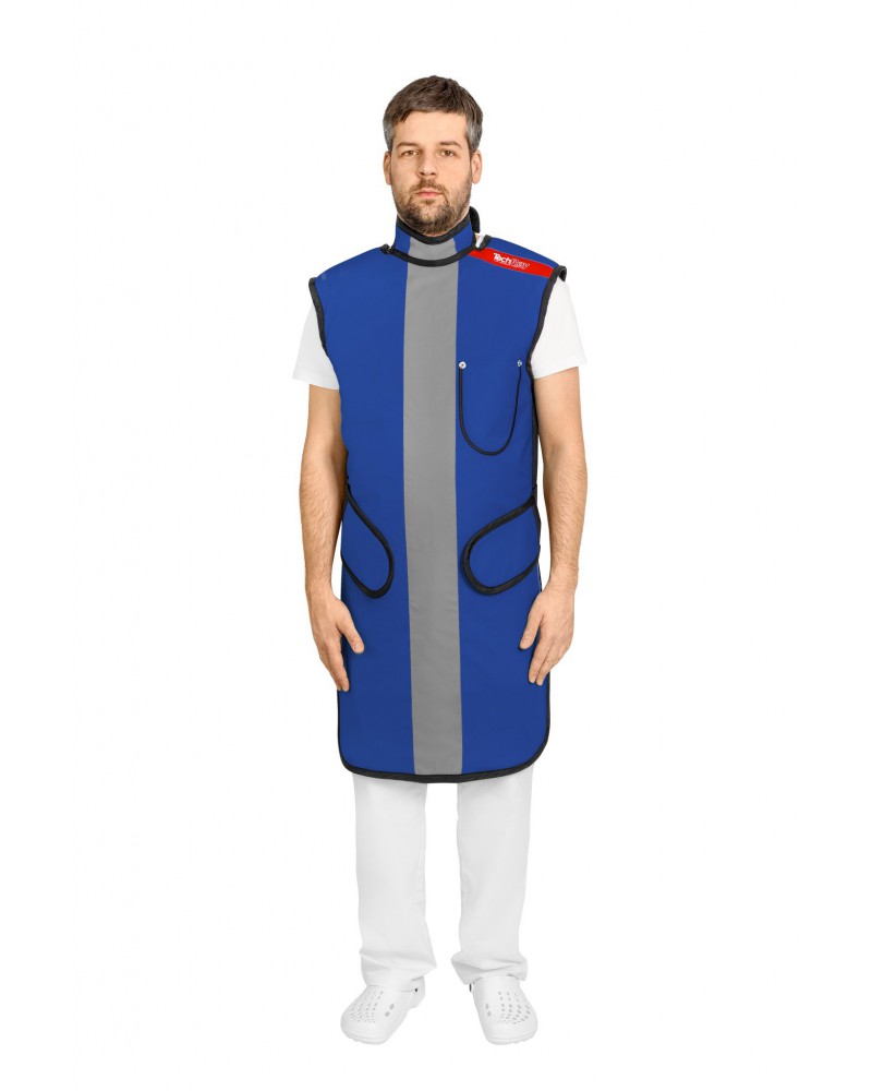 Fartuch ołowiany jednostronny classic 0.5 mm Pb z wbudowaną ochroną tarczycy