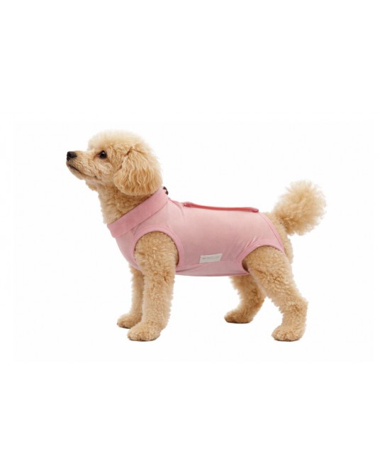 Body ubranko pooperacyjne Fit4Pets na rzep różowe