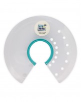 Kołnierz pooperacyjny Fit4Pets na zatrzask niebieski