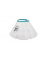 Kołnierz pooperacyjny Fit4Pets na zatrzask niebieski