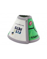 Kołnierz pooperacyjny Fit4Pets na rzep z obszyciem - żaba