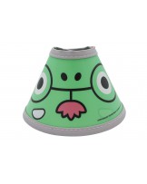 Kołnierz pooperacyjny Fit4Pets na rzep z obszyciem - żaba