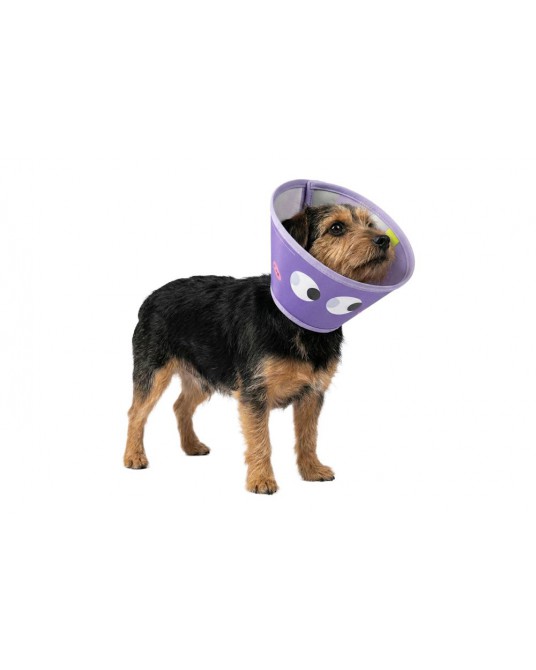 Kołnierz pooperacyjny Fit4Pets na rzep z obszyciem - oczka