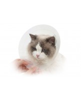 Kołnierz pooperacyjny Fit4Pets na zatrzask niebieski