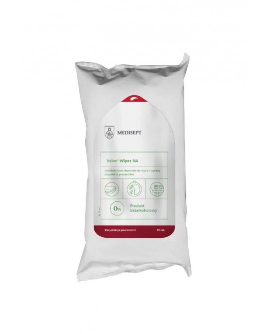 Chusteczki do mycia i szybkiej dezynfekcji Velox Wipes NA 100 szt.