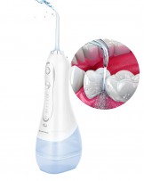 Irygator do zębów bezprzewodowy dentystyczny 8 dysz biały