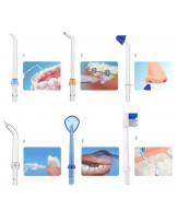 Irygator do zębów bezprzewodowy dentystyczny 8 dysz biały