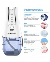 Irygator do zębów bezprzewodowy dentystyczny 8 dysz biały