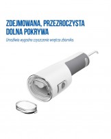 Irygator do zębów bezprzewodowy dentystyczny 10 dysz biały
