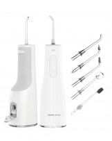 Irygator do zębów bezprzewodowy dentystyczny 10 dysz biały