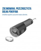 Irygator do zębów bezprzewodowy dentystyczny 10 dysz czarny