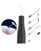 Irygator do zębów bezprzewodowy dentystyczny 10 dysz czarny