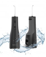 Irygator do zębów bezprzewodowy dentystyczny 10 dysz czarny