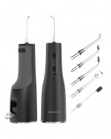 Irygator do zębów bezprzewodowy dentystyczny 10 dysz czarny