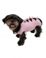 Koszulka pooperacyjna Fit4Pets na wiązanie różowa