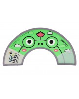 Kołnierz pooperacyjny Fit4Pets na rzep z obszyciem - żaba