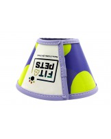 Kołnierz pooperacyjny Fit4Pets na rzep z obszyciem - oczka