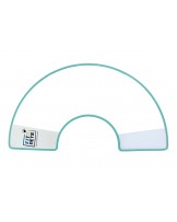 Kołnierz pooperacyjny Fit4Pets na rzep z obszyciem niebieski