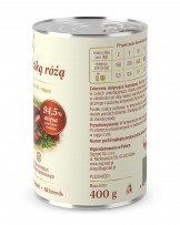 Karma dla psa pełnoporcjowa Fit4Pets kaczka z dziką różą 400g
