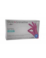 Rękawice nitrylowe, bezpudrowe Style Grenadine różowe 100 szt.