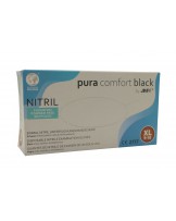 Rękawice nitrylowe, bezpudrowe Pura Comfort czarne 100 szt.