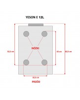 Autoklaw YESON E 12L BLACK LED