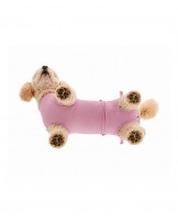 Koszulka pooperacyjna Fit4Pets na wiązanie różowa