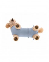 Koszulka pooperacyjna Fit4Pets na wiązanie niebieska