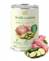 Karma dla psa pełnoporcjowa Fit4Pets królik z cukinią 400g