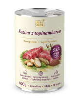 Karma dla psa pełnoporcjowa Fit4Pets królik z cukinią 400g