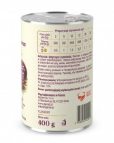 Karma dla psa pełnoporcjowa Fit4Pets królik z cukinią 400g